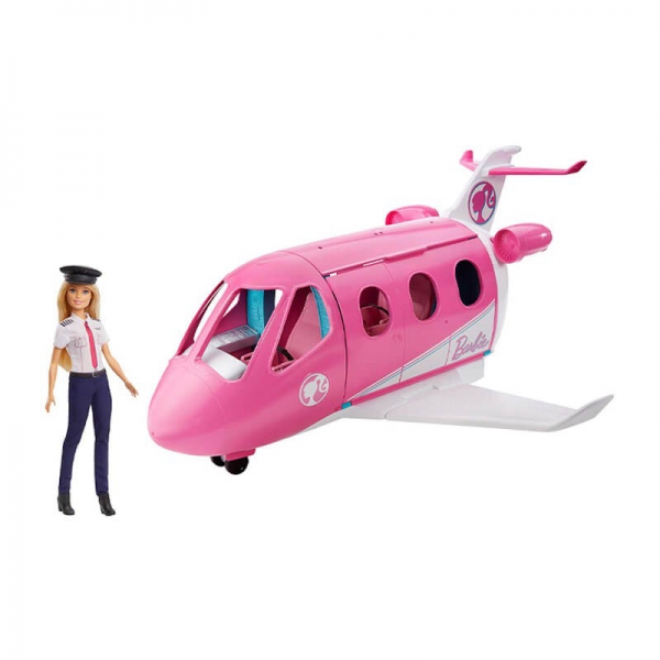 Mattel - Barbie Plane With Pilot 