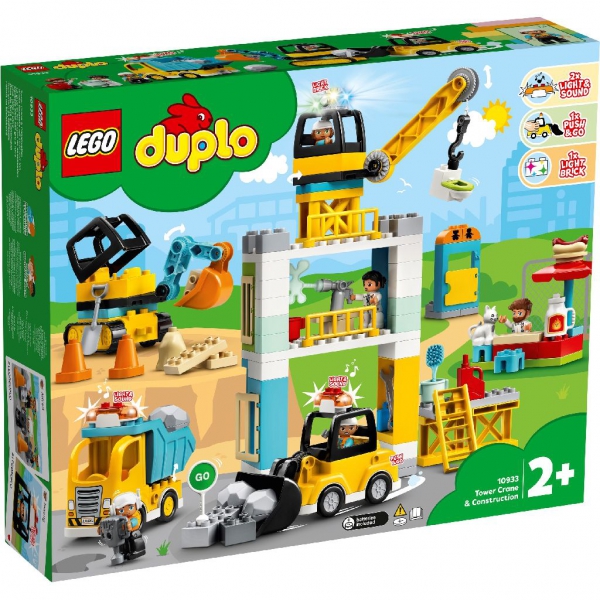 Lego 10933 - Duplo Tower Crane & Construction 