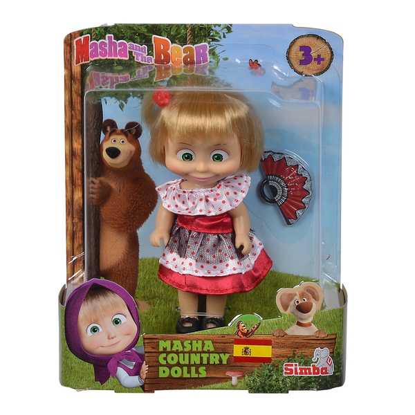 Simba - Masha And The Bear Masha Country Doll..