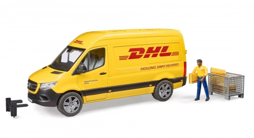 Bruder - Mercedes Sprinter Dhl Vehicle With Acces..