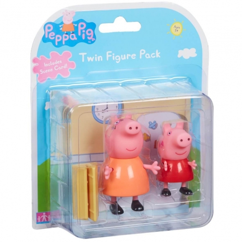 Character Options - Peppa Pig Twin Figure Pack Be..