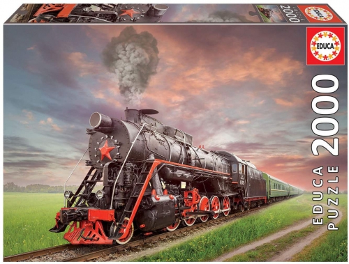 Educa - Puzzle 2000 Steam Locomotive