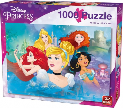 King - Puzzle 1000 Disney Princesses