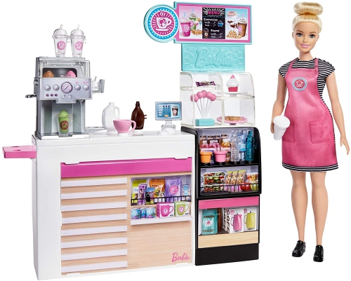 Mattel - Barbie You Can Do Anything Coffee Sh..