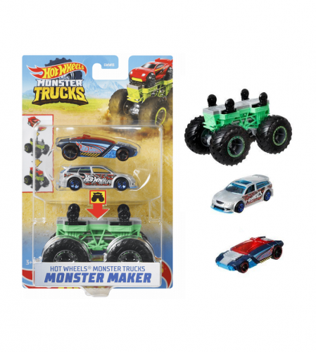 Mattel - Hot Wheels Monster Trucks Maker Bone Sha..