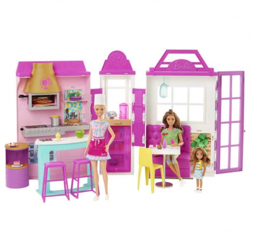 Mattel - Barbie Cook n Grill Restaurant Doll