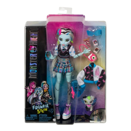 Mattel - Monster High Frankie Stein Doll With Blu..