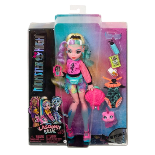 Mattel - Monster High Lagoona Blue Doll With Colo..