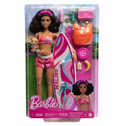 Mattel - Barbie Beach Surfer Brunette Doll / from..