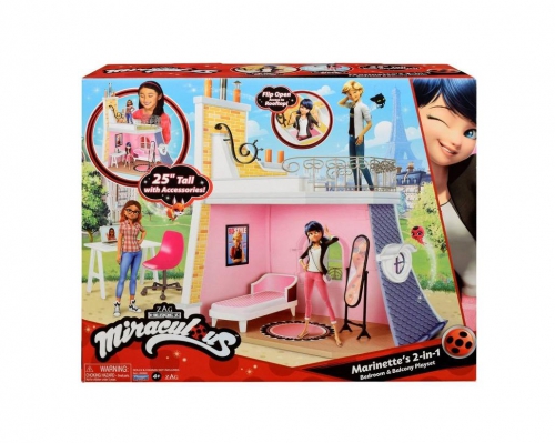 Playmates - Miraculous Marinette 2 In 1 Bedroom A..