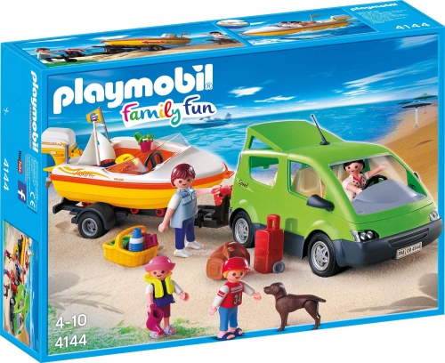 Playmobil 4144 - Family Van with Boat Trailer38.1..