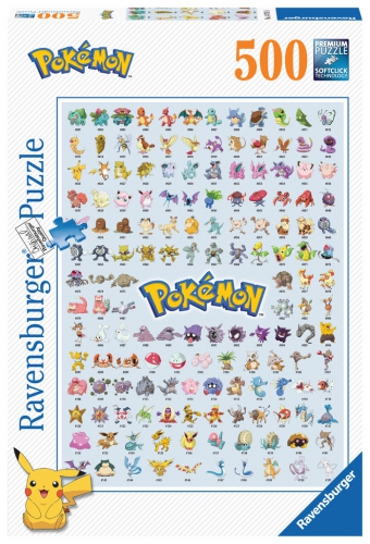 Ravensburger - Puzzle 500 Pokemon