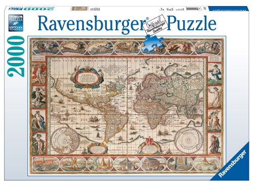 Ravensburger - Puzzle 2000 Map of the World