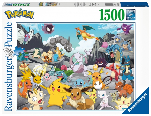 Ravensburger - Puzzle 1500 Pokemon Classics