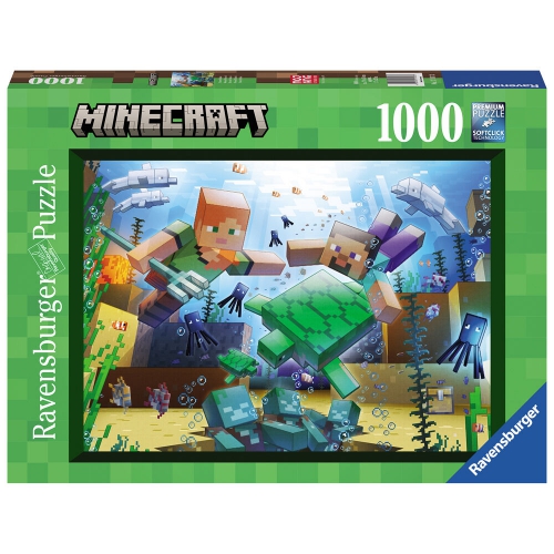 Ravensburger - Puzzle 1000 Minecraft Mosaic
