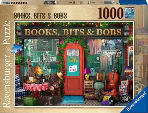 Ravensburger - Puzzle 1000 Books, Bits & Bobs