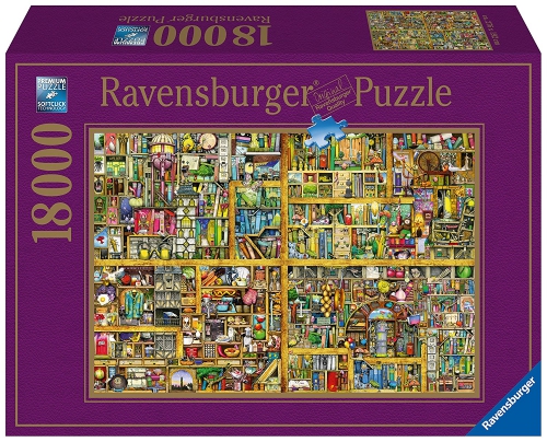 Ravensburger - Puzzle 18000 Colin Thompson Booksh..