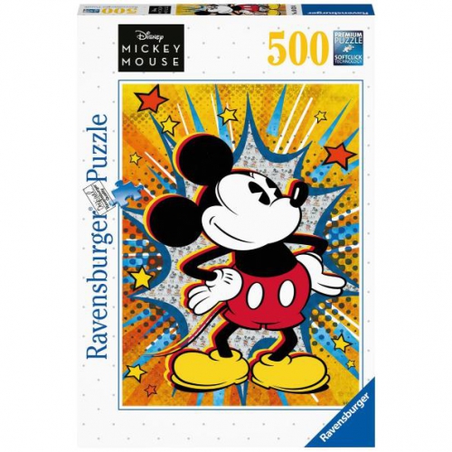 Ravensburger - Puzzle 500 Disney Mickey Mouse