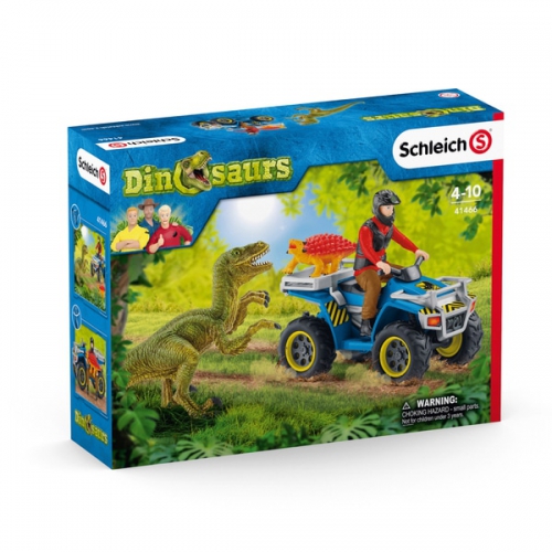 Schleich 41466 - Dinosaurs Quad Escape From Veloc..