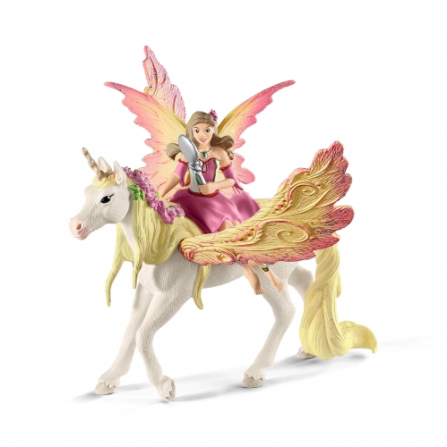 Schleich - Fairy Feya With Pegasus Unicorn