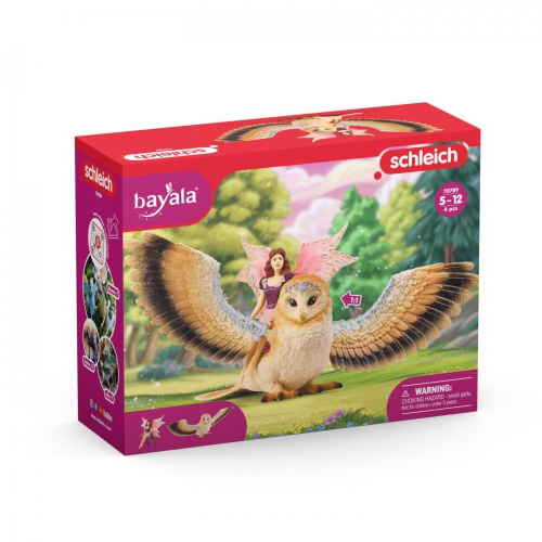 Schleich - Bayala Elf On Glitter Owl