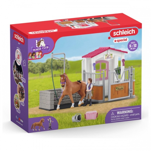 Schleich - Horse Club Wash Station With Horse..