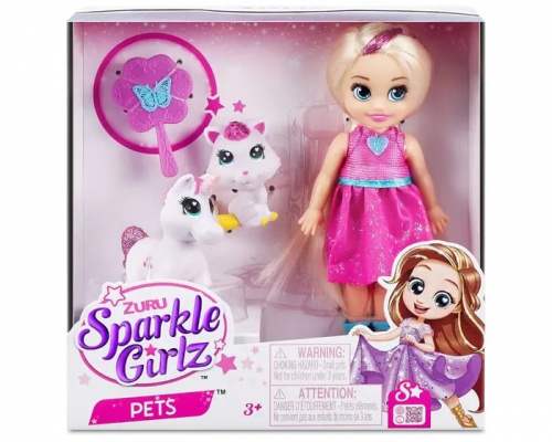 Zuru - Sparkle Girlz Pets Blonde Doll / from ..