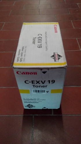 Canon C-EXV19 Toner Yellow 16k (New Box)