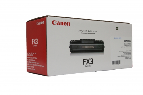 Canon FX-3 Toner Ctg Black 2.7k (New Red Side Box)