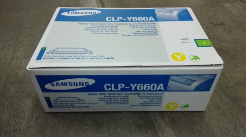 Samsung CLP-Y660A/ELS Toner Ctg