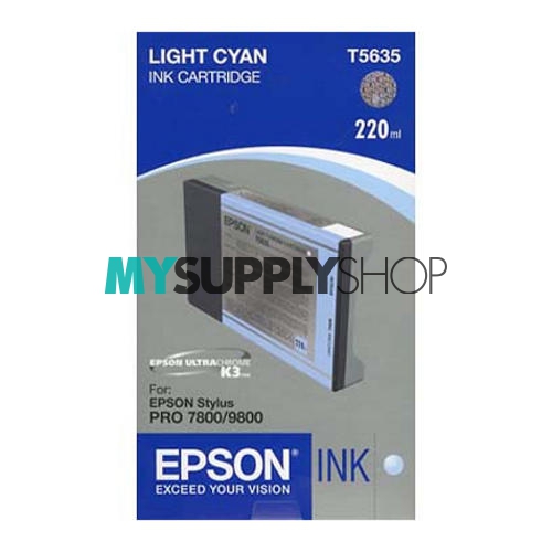Epson Stylus Pro 7800 Ink Ctg Light Cyan 220ml 7971