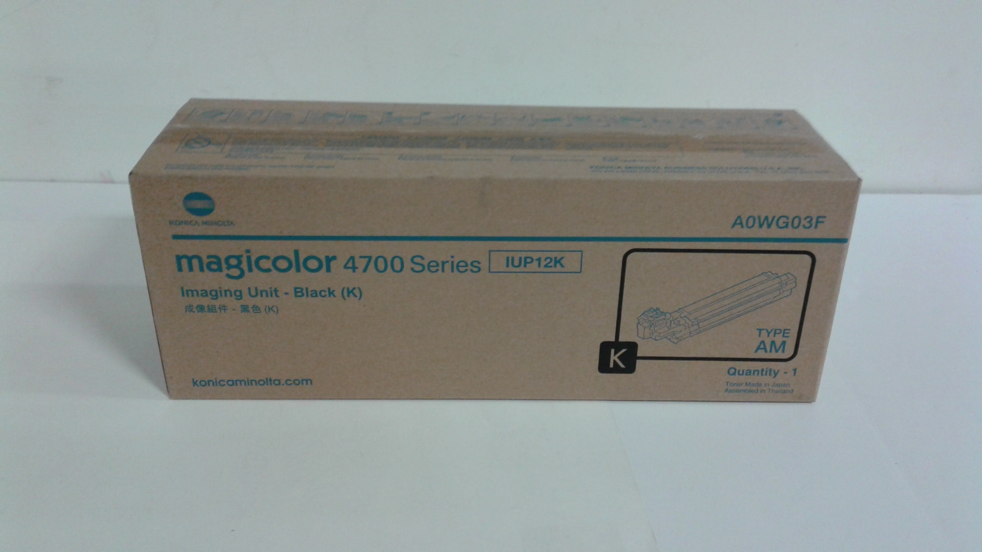 Konica Minolta IUP-12 Imaging Unit A0WG03F, Black